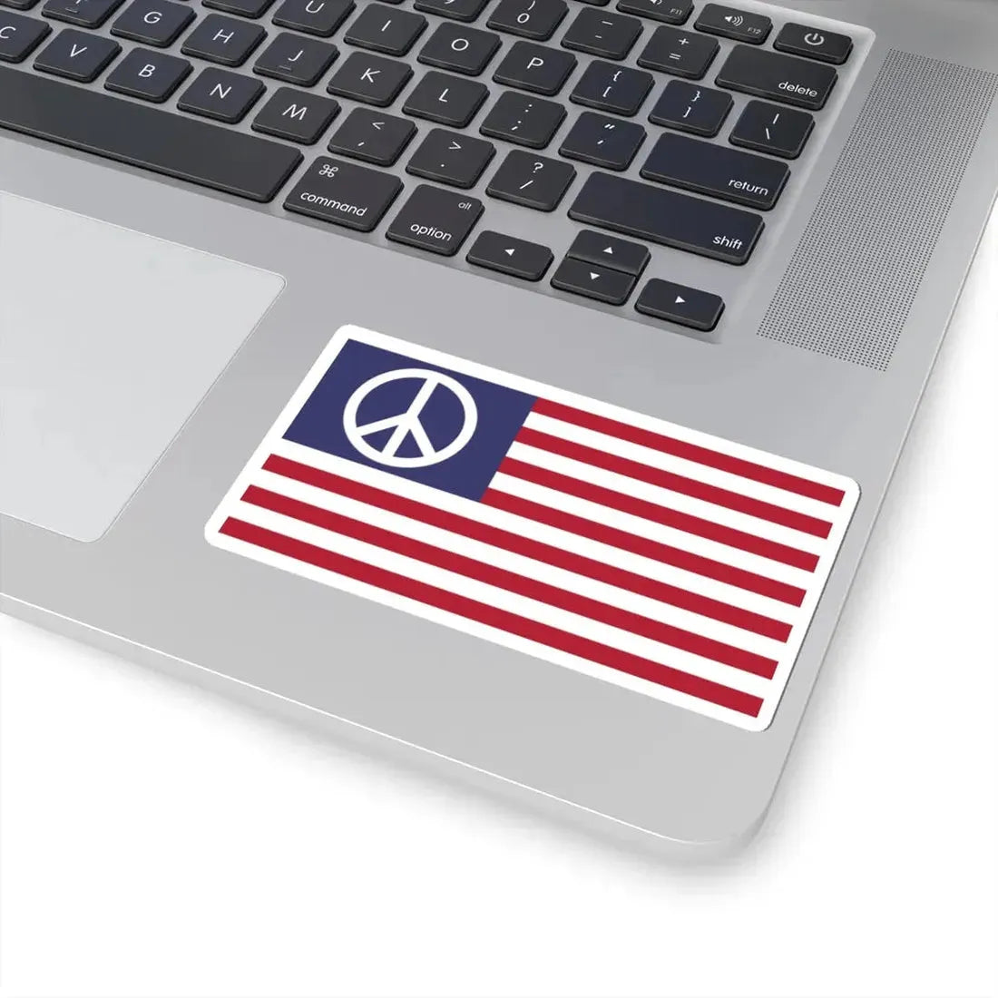 US Peace flag (United States) STICKER Vinyl Kiss-Cut Decal - The Sticker Space