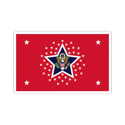 US Presidential Flag Army 1898 (United States) STICKER Vinyl Kiss-Cut Decal 2 Inch White - The Sticker Space