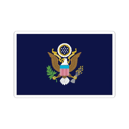 US Presidential Flag Navy 1899 (United States) STICKER Vinyl Kiss-Cut Decal 2 Inch White - The Sticker Space