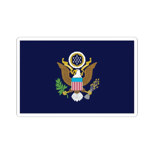 US Presidential Flag Navy 1899 (United States) STICKER Vinyl Kiss-Cut Decal 2 Inch White - The Sticker Space