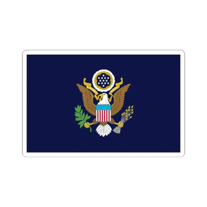 US Presidential Flag Navy 1899 (United States) STICKER Vinyl Kiss-Cut Decal 6 Inch White - The Sticker Space