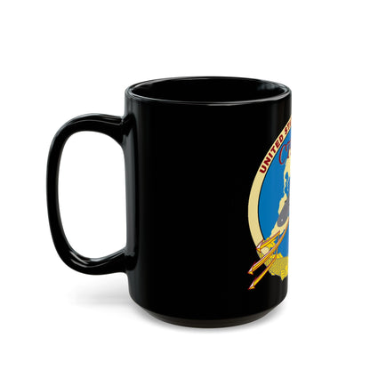 US Sixth Fleet CTF 69 (U.S. Navy) Black Coffee Mug-The Sticker Space