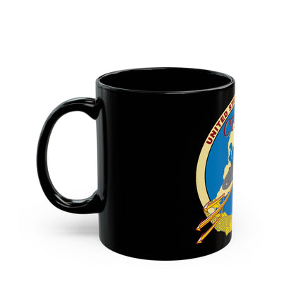 US Sixth Fleet CTF 69 (U.S. Navy) Black Coffee Mug-The Sticker Space