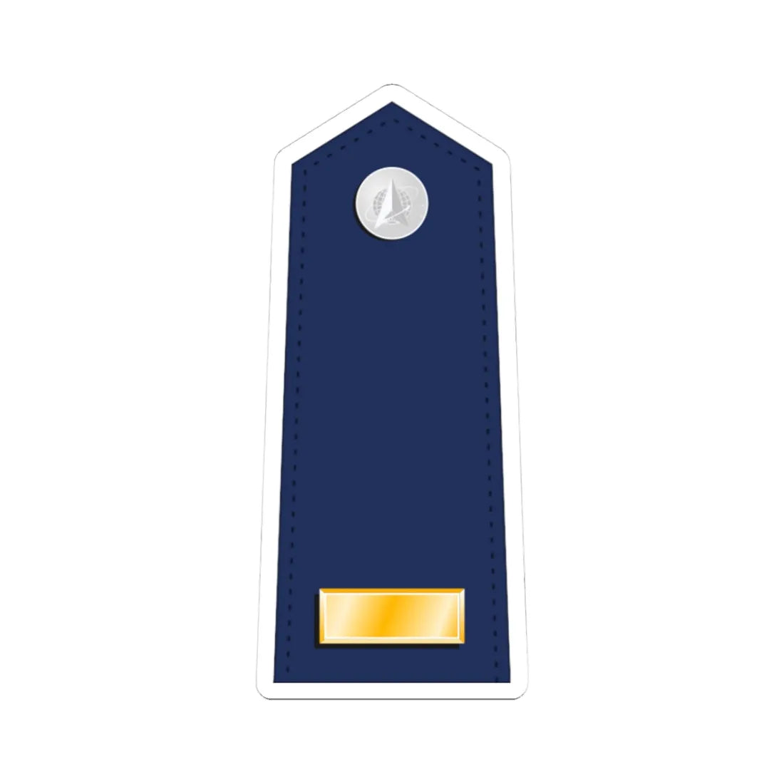 US Space force O1 interim (United States) (Military Rank) STICKER Vinyl Kiss-Cut Decal 3 Inch White - The Sticker Space