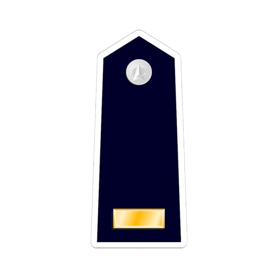 US Space force O1 (United States) (Military Rank) STICKER Vinyl Kiss-Cut Decal 6 Inch White - The Sticker Space