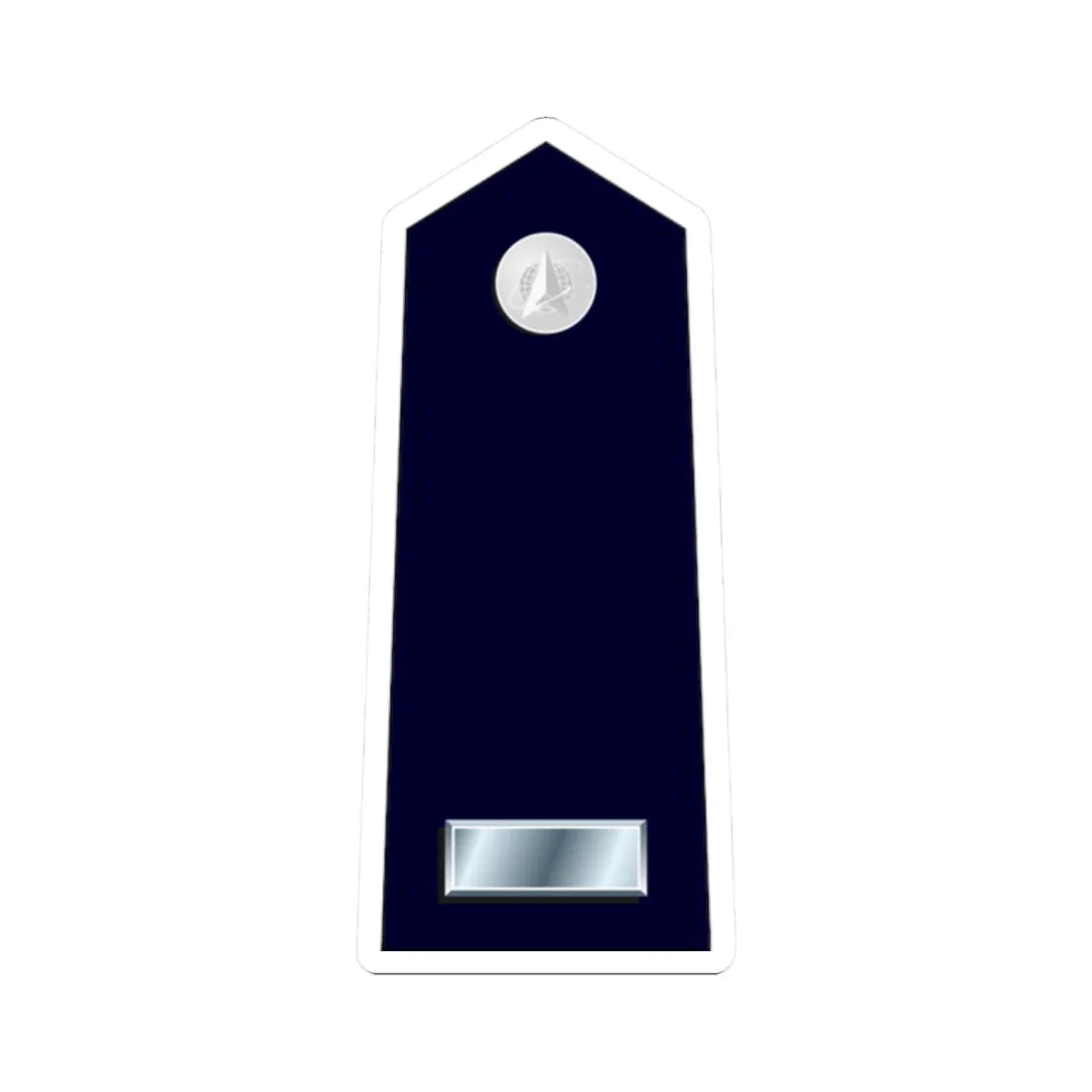 US Space force O2 (United States) (Military Rank) STICKER Vinyl Kiss-Cut Decal 2 Inch White - The Sticker Space