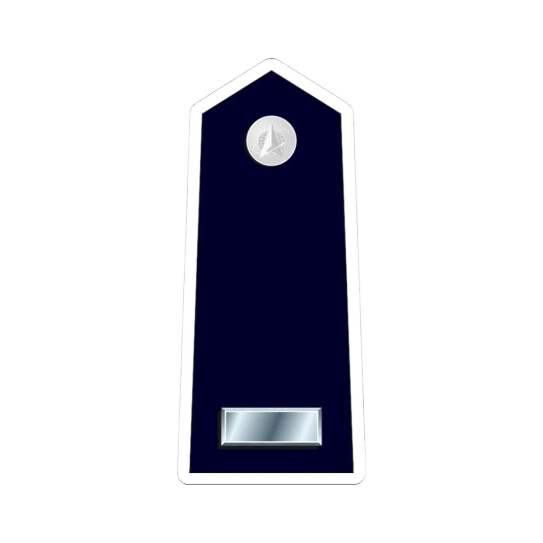 US Space force O2 (United States) (Military Rank) STICKER Vinyl Kiss-Cut Decal 3 Inch White - The Sticker Space