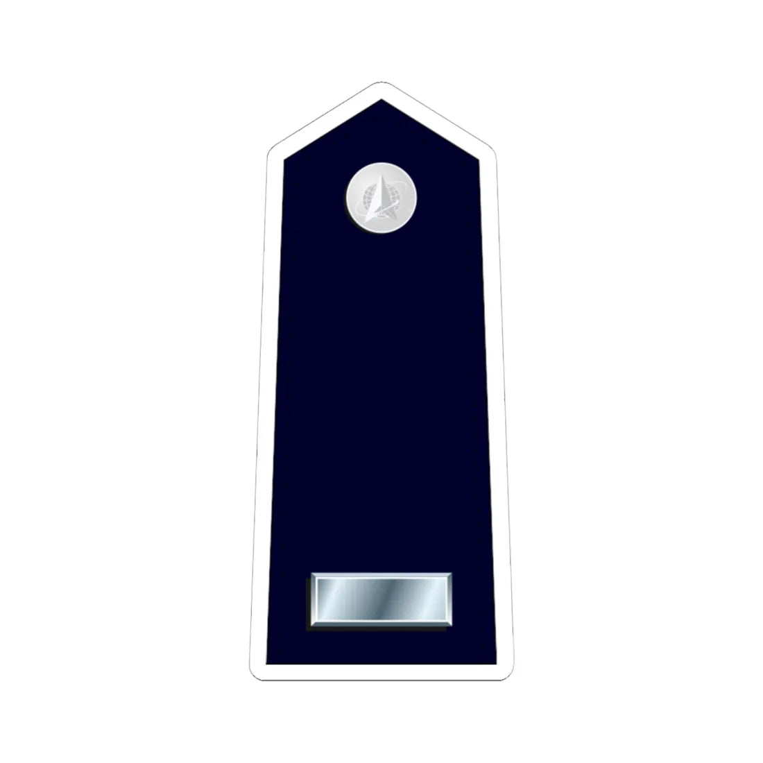 US Space force O2 (United States) (Military Rank) STICKER Vinyl Kiss-Cut Decal 6 Inch White - The Sticker Space