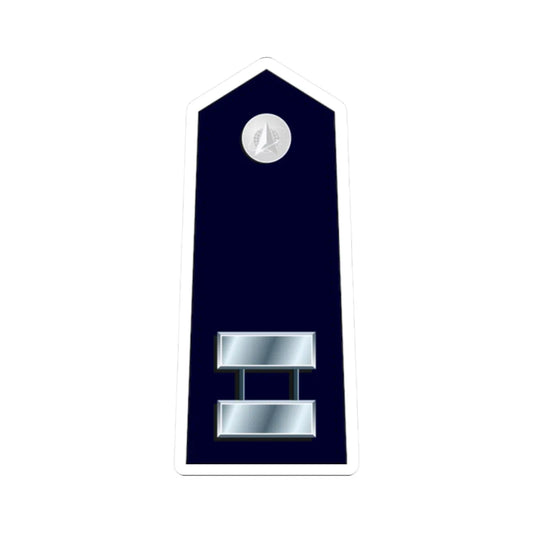 US Space force O3 (United States) (Military Rank) STICKER Vinyl Kiss-Cut Decal 2 Inch White - The Sticker Space