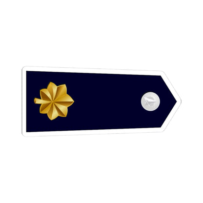 US Space Force O4 shoulderboard rotated (United States) (Military Rank) STICKER Vinyl Kiss-Cut Decal 3 Inch White - The Sticker Space