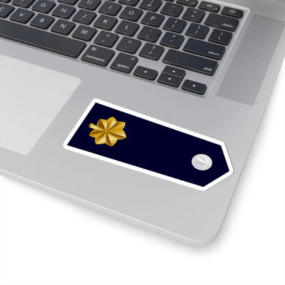 US Space Force O4 shoulderboard rotated (United States) (Military Rank) STICKER Vinyl Kiss-Cut Decal - The Sticker Space