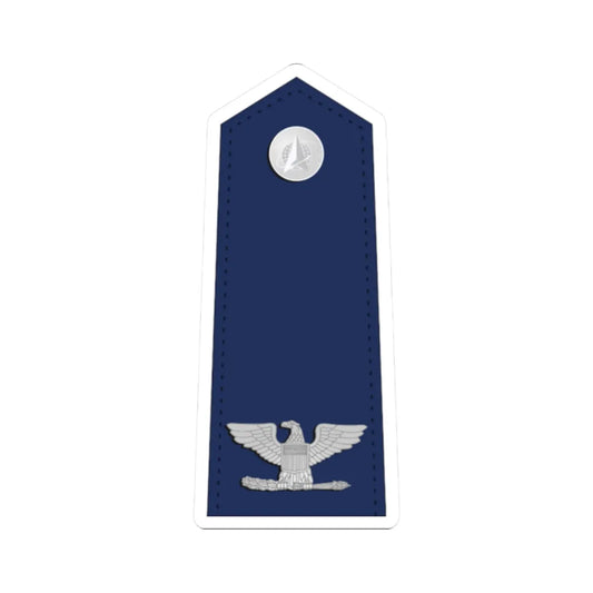 US Space force O6 interim (United States) (Military Rank) STICKER Vinyl Kiss-Cut Decal 2 Inch White - The Sticker Space