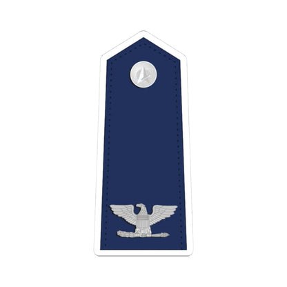 US Space force O6 interim (United States) (Military Rank) STICKER Vinyl Kiss-Cut Decal 3 Inch White - The Sticker Space