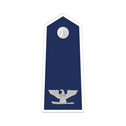 US Space force O6 interim (United States) (Military Rank) STICKER Vinyl Kiss-Cut Decal 6 Inch White - The Sticker Space