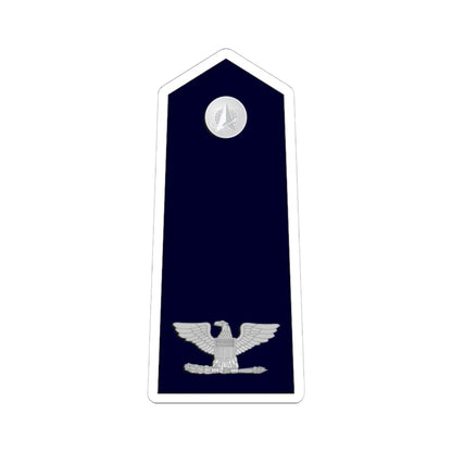 US Space force O6 (United States) (Military Rank) STICKER Vinyl Kiss-Cut Decal 6 Inch White - The Sticker Space