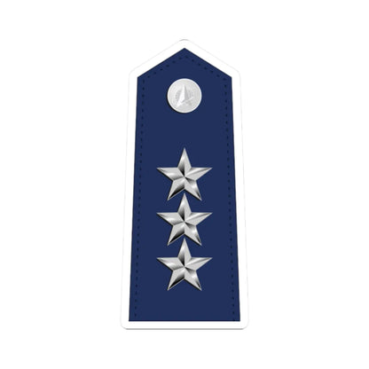 US Space force O9 interim (United States) (Military Rank) STICKER Vinyl Kiss-Cut Decal 2 Inch White - The Sticker Space