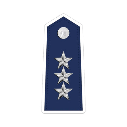 US Space force O9 interim (United States) (Military Rank) STICKER Vinyl Kiss-Cut Decal 6 Inch White - The Sticker Space