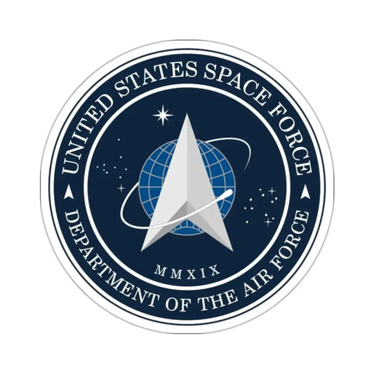 US Space Force Seal (U.S. Space Force) STICKER Vinyl Kiss-Cut Decal 2 Inch White - The Sticker Space