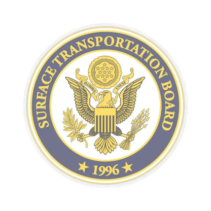 US Surface Transportation Board - STICKER Vinyl Kiss-Cut Decal 2 Inch Transparent - The Sticker Space