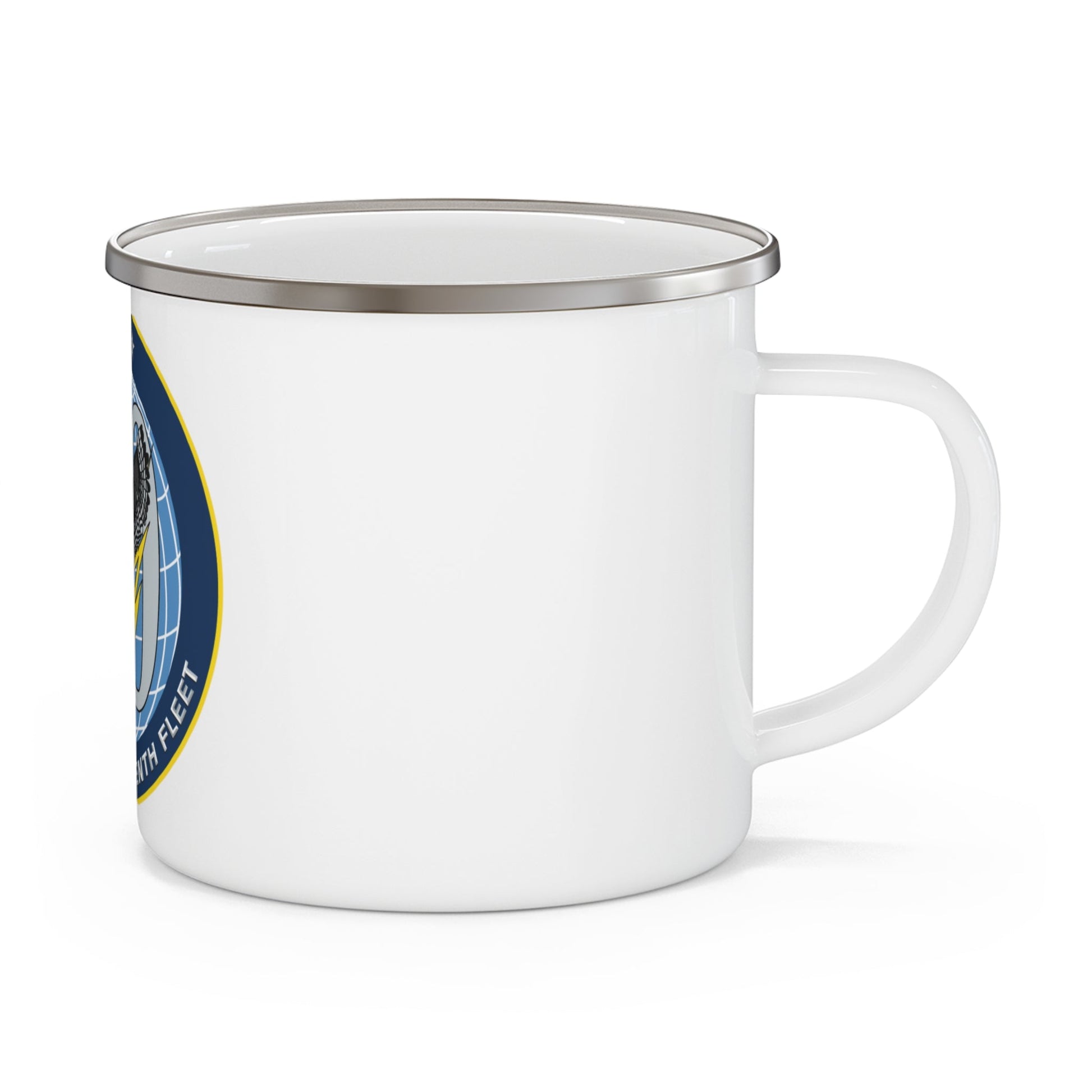 US Tenth Fleet (U.S. Navy) Enamel Mug 12oz-12oz-The Sticker Space