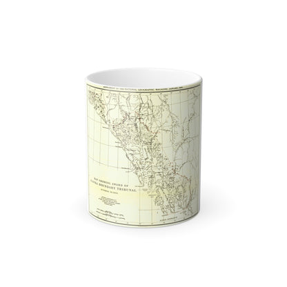 USA - Alaska (1903) (Map) Color Changing Mug 11oz-11oz-The Sticker Space