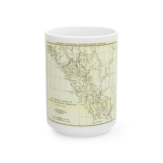 USA - Alaska (1903) (Map) White Coffee Mug-15oz-The Sticker Space