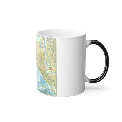 USA - Alaska (1956) (Map) Color Changing Mug 11oz-11oz-The Sticker Space