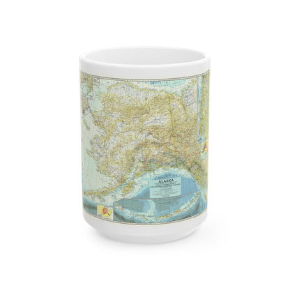 USA - Alaska (1956) (Map) White Coffee Mug-15oz-The Sticker Space