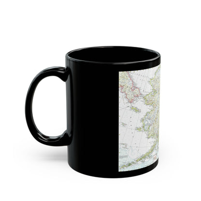 USA - Alaska (1959) (Map) Black Coffee Mug-The Sticker Space