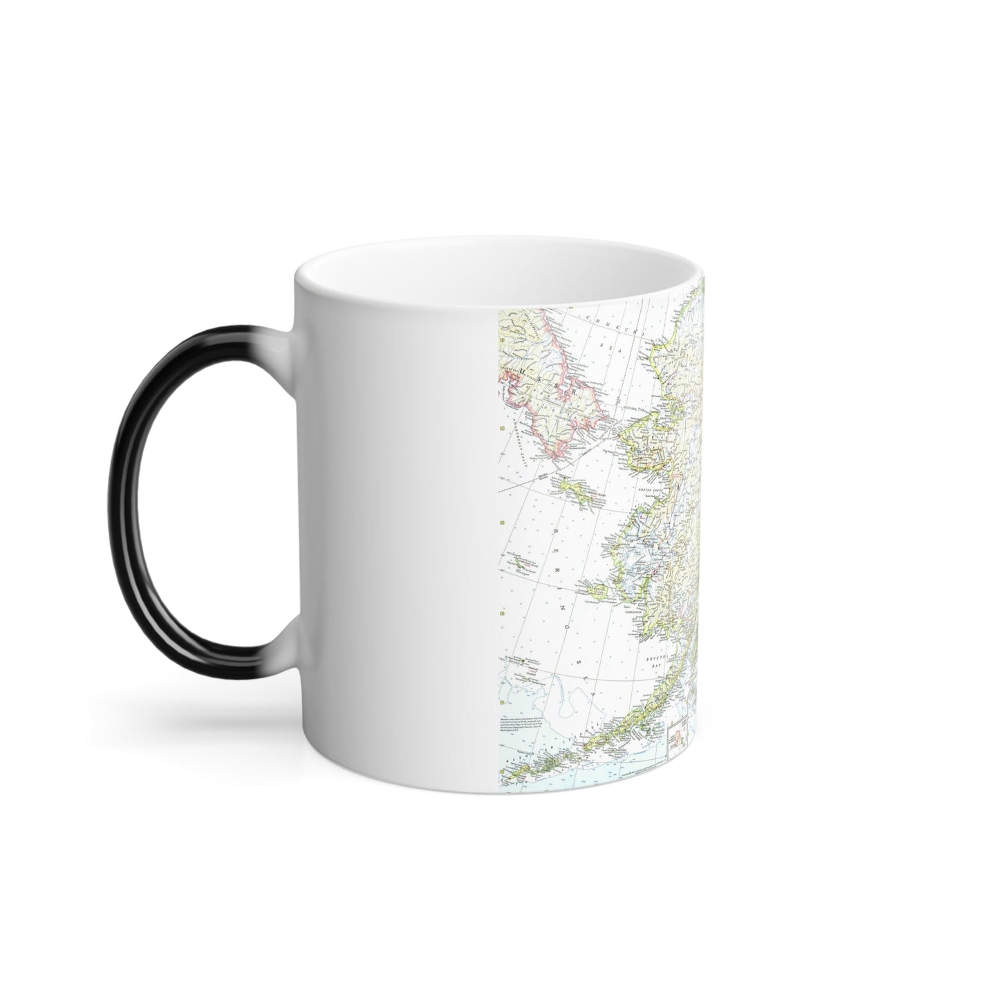 USA - Alaska (1959) (Map) Color Changing Mug 11oz-11oz-The Sticker Space