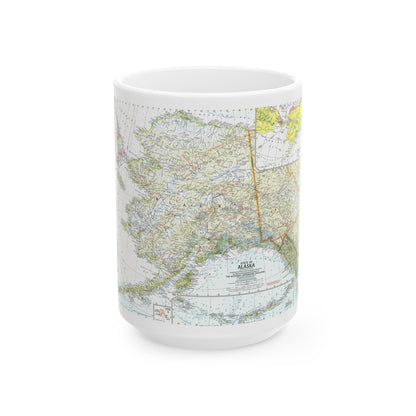 USA - Alaska (1959) (Map) White Coffee Mug-15oz-The Sticker Space