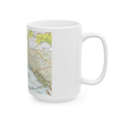 USA - Alaska (1959) (Map) White Coffee Mug-The Sticker Space