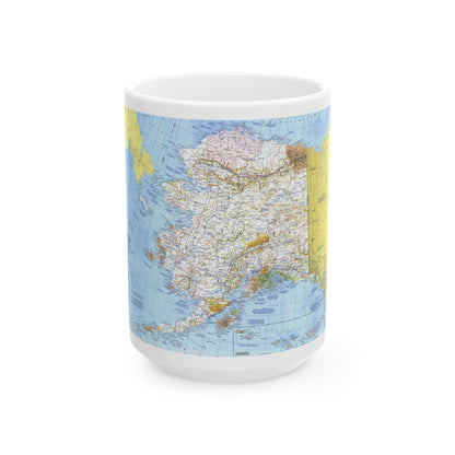 USA - Alaska (1975) (Map) White Coffee Mug-15oz-The Sticker Space