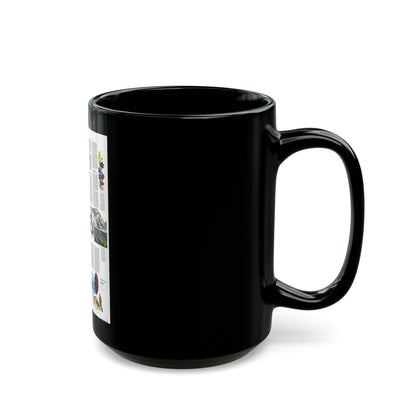 USA - Alaska, Beauty and Beasts (1975) (Map) Black Coffee Mug-The Sticker Space