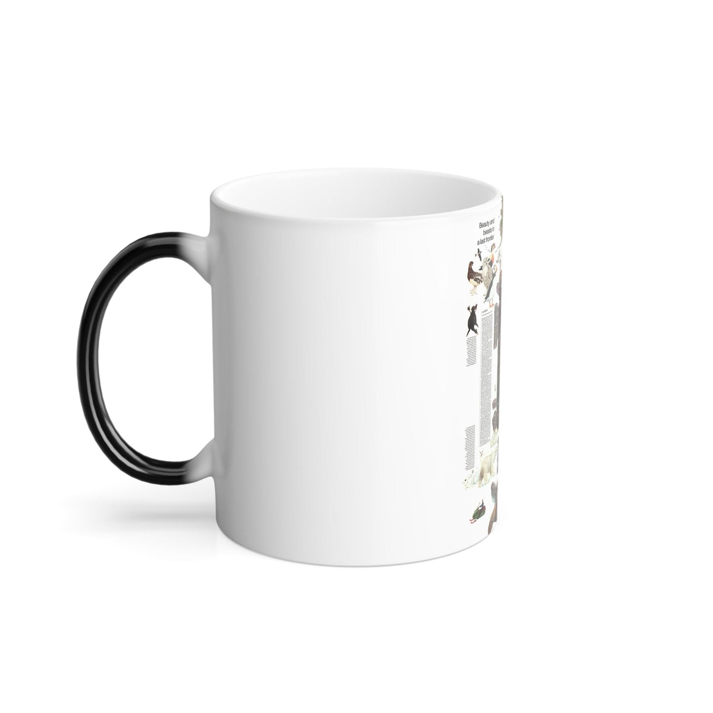 USA - Alaska, Beauty and Beasts (1975) (Map) Color Changing Mug 11oz-11oz-The Sticker Space