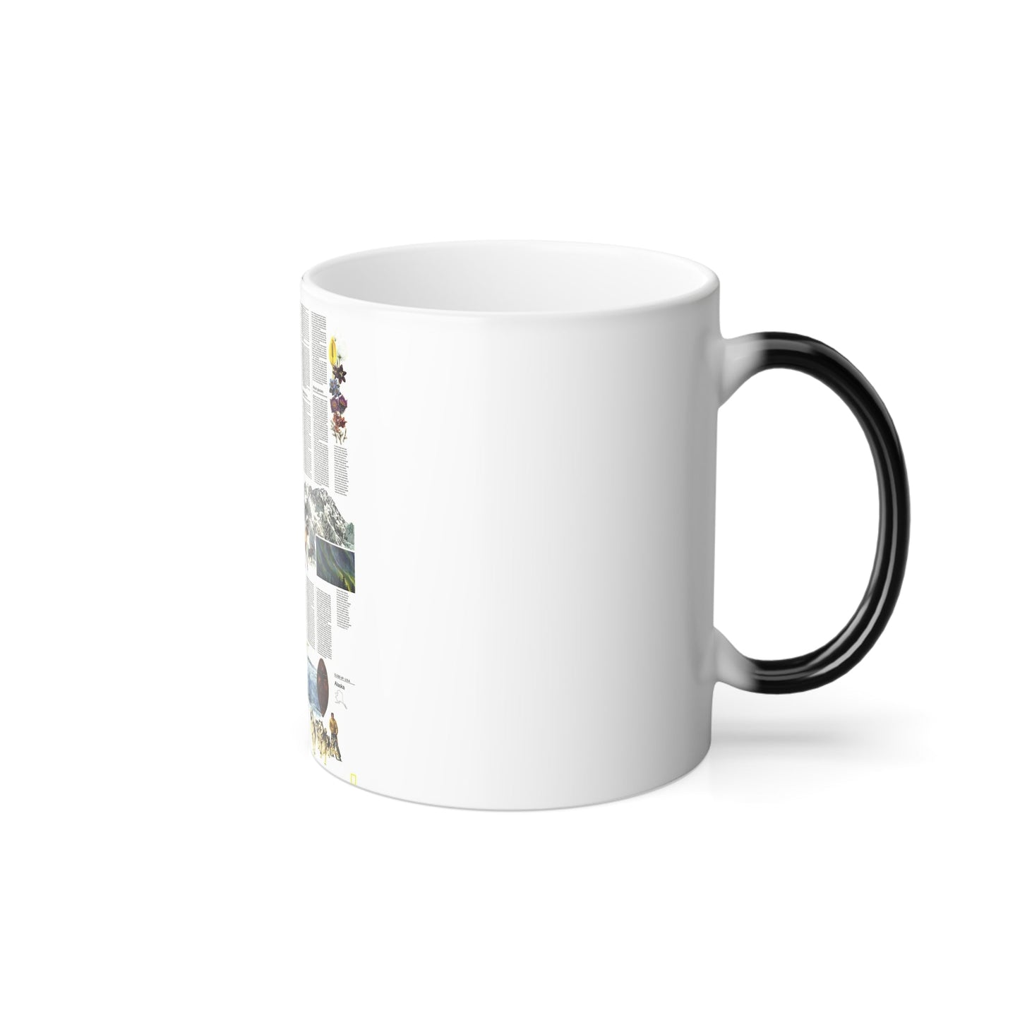 USA - Alaska, Beauty and Beasts (1975) (Map) Color Changing Mug 11oz-11oz-The Sticker Space