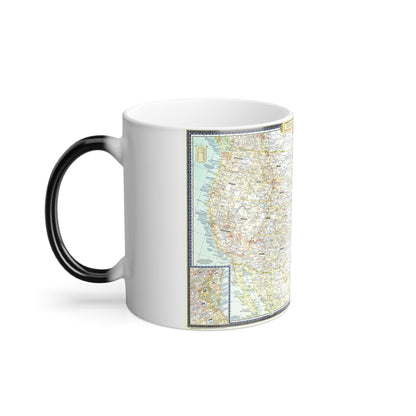 USA - An Historical Map (1953) (Map) Color Changing Mug 11oz-11oz-The Sticker Space