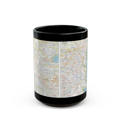 USA - Battlefields of the Civil War 2 (1961) (Map) Black Coffee Mug-15oz-The Sticker Space