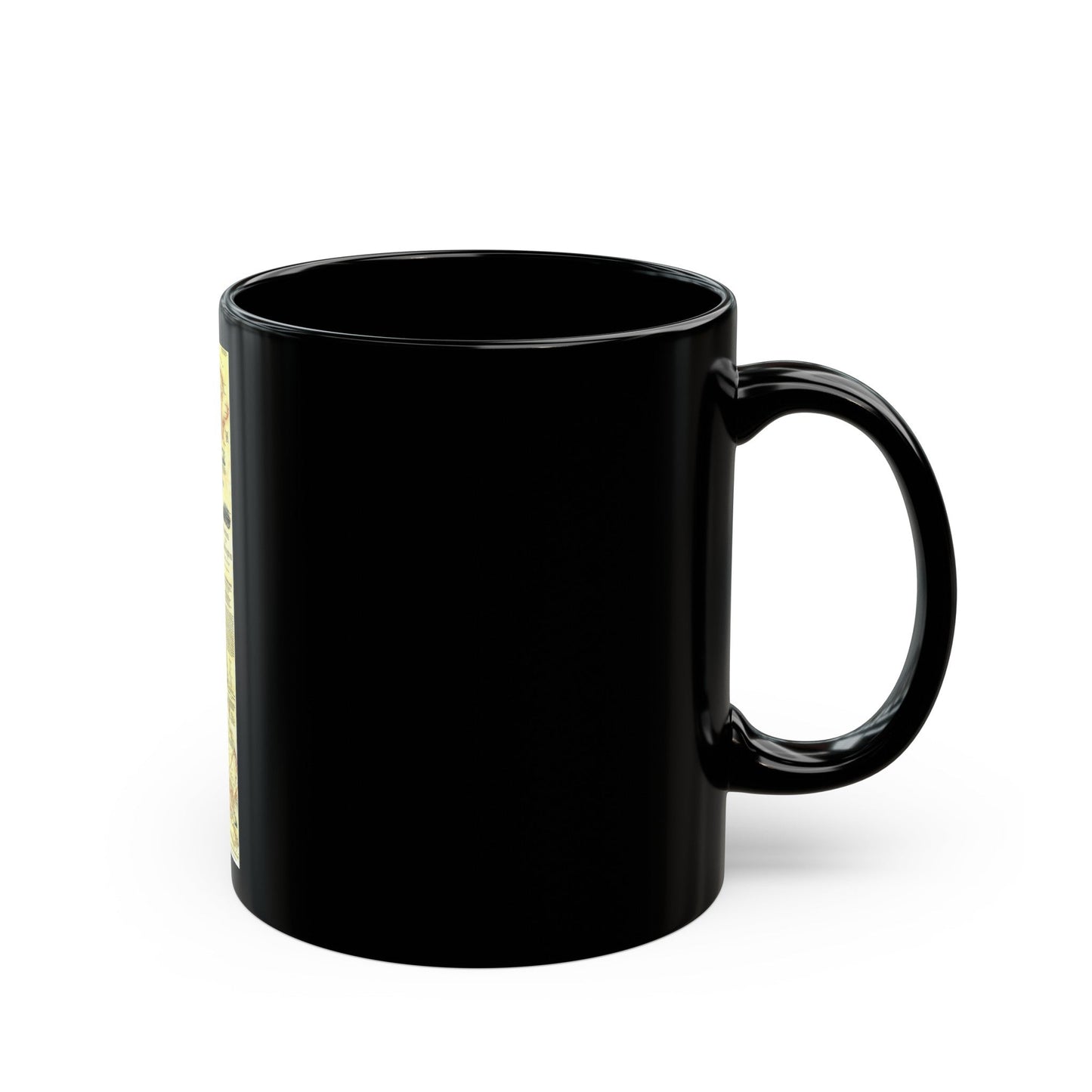 USA - Boston to Washington (1830) (Map) Black Coffee Mug-The Sticker Space