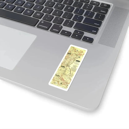 USA - Boston to Washington (1830) (Map) STICKER Vinyl Kiss-Cut Decal - The Sticker Space
