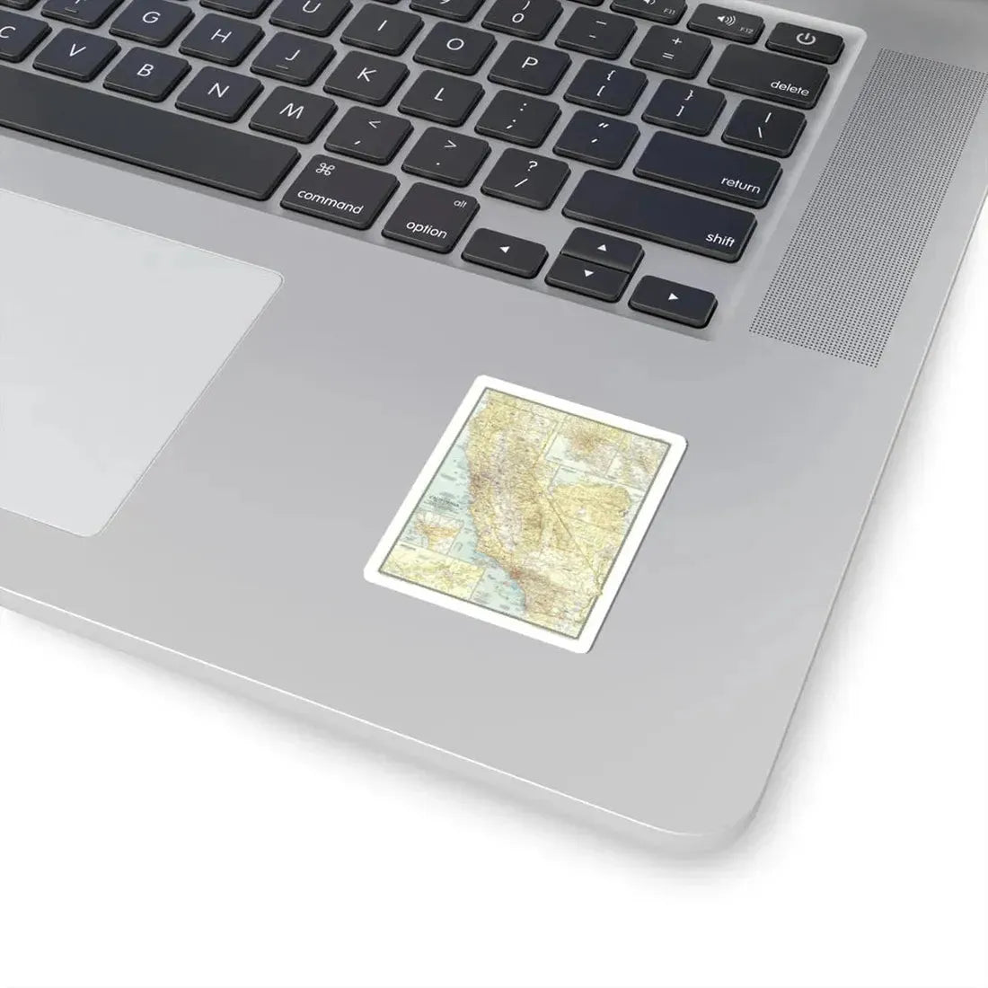 USA - California (1954) (Map) STICKER Vinyl Kiss-Cut Decal - The Sticker Space