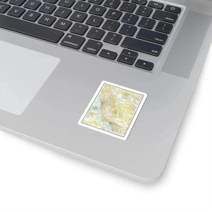 USA - California (1954) (Map) STICKER Vinyl Kiss-Cut Decal - The Sticker Space
