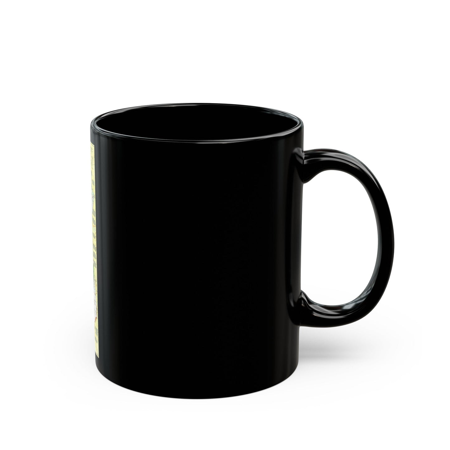 USA - California (1993) (Map) Black Coffee Mug-The Sticker Space