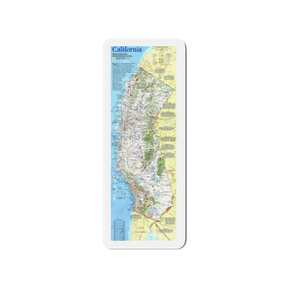 USA - California (1993) (Map) Refrigerator Magnet 2 Inch - The Sticker Space