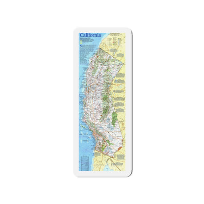 USA - California (1993) (Map) Refrigerator Magnet-2" x 2"-The Sticker Space