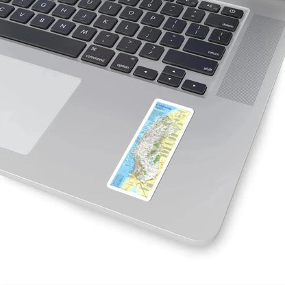 USA - California (1993) (Map) STICKER Vinyl Kiss-Cut Decal - The Sticker Space