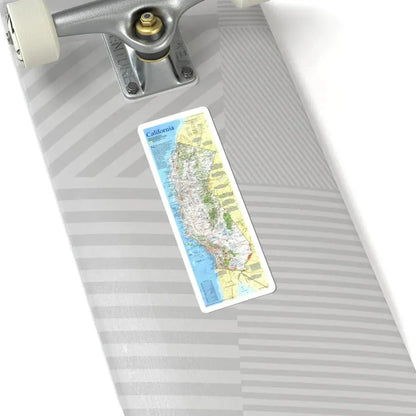 USA - California (1993) (Map) STICKER Vinyl Kiss-Cut Decal - The Sticker Space