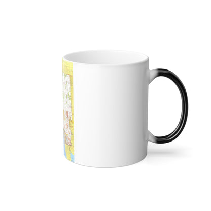 USA - California and Nevada 1 (1974) (Map) Color Changing Mug 11oz-11oz-The Sticker Space