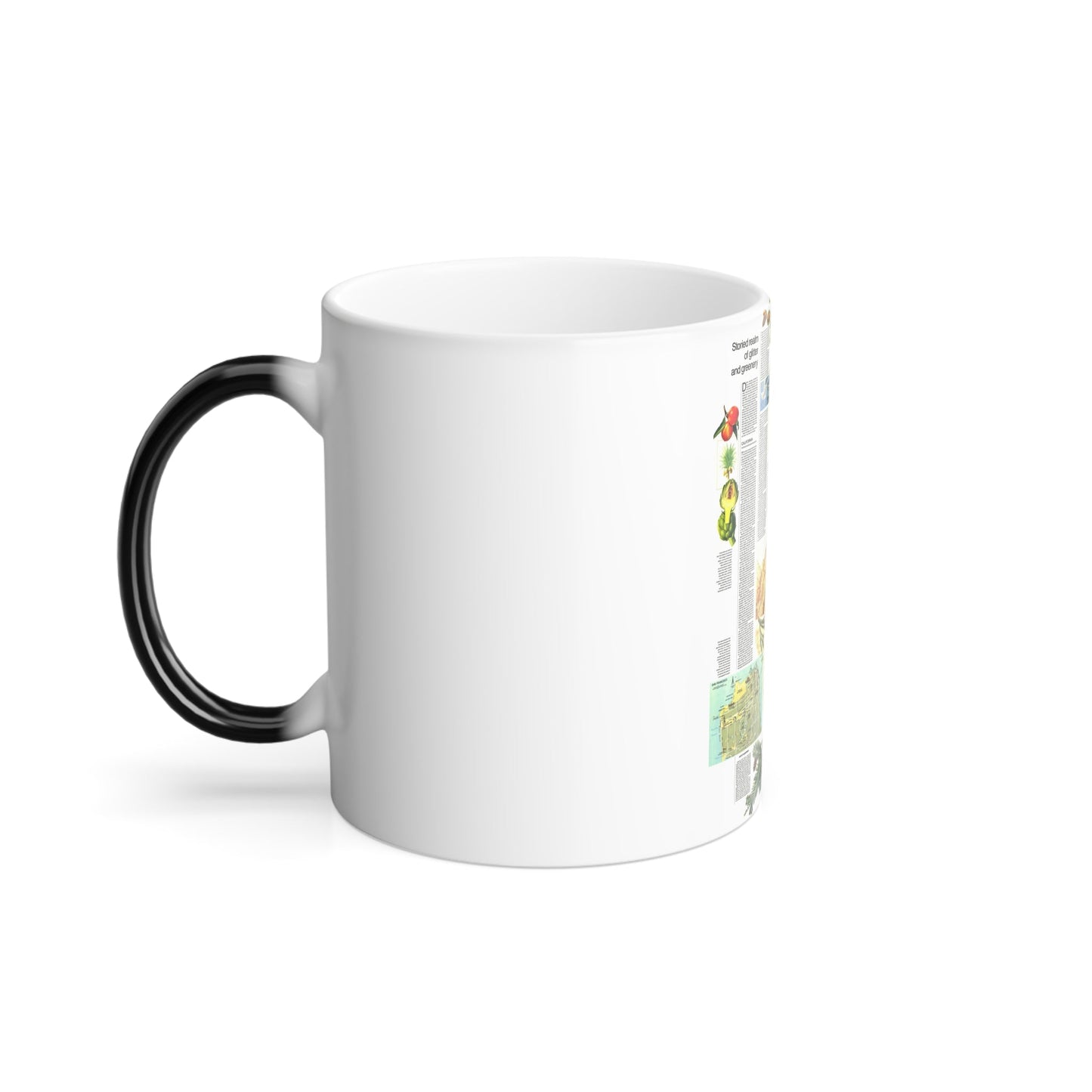 USA - California and Nevada 2 (1974) (Map) Color Changing Mug 11oz-11oz-The Sticker Space