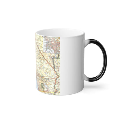 USA - California, Southern (1966) (Map) Color Changing Mug 11oz-11oz-The Sticker Space